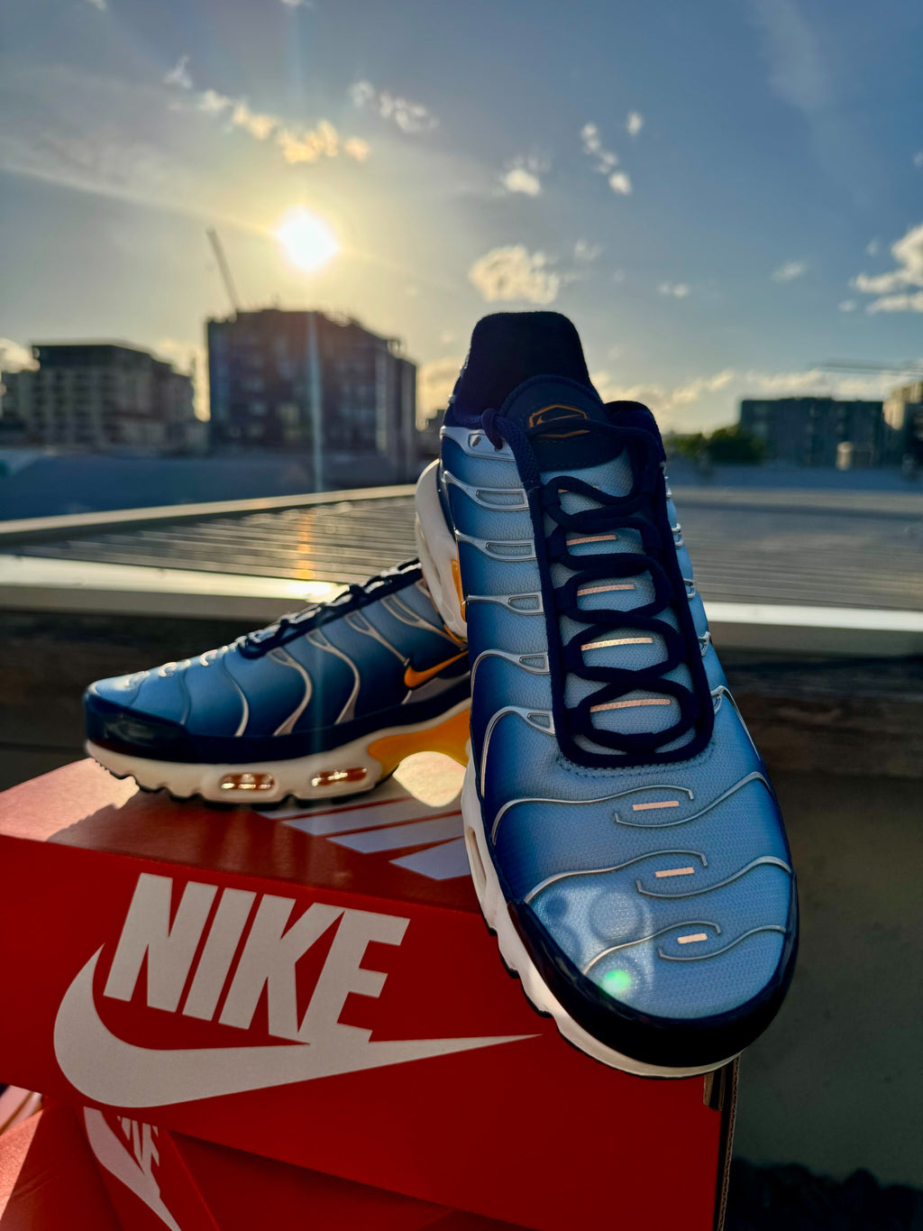 Nike Air Max TN Plus 'Sky Blue Laser Orange' Size 10