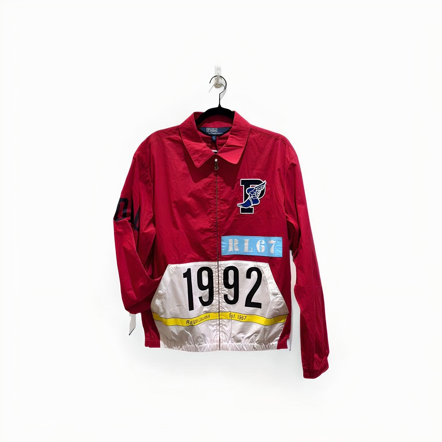 Polo Ralph Lauren Vintage PWing Stadium 1992 Red Jacket