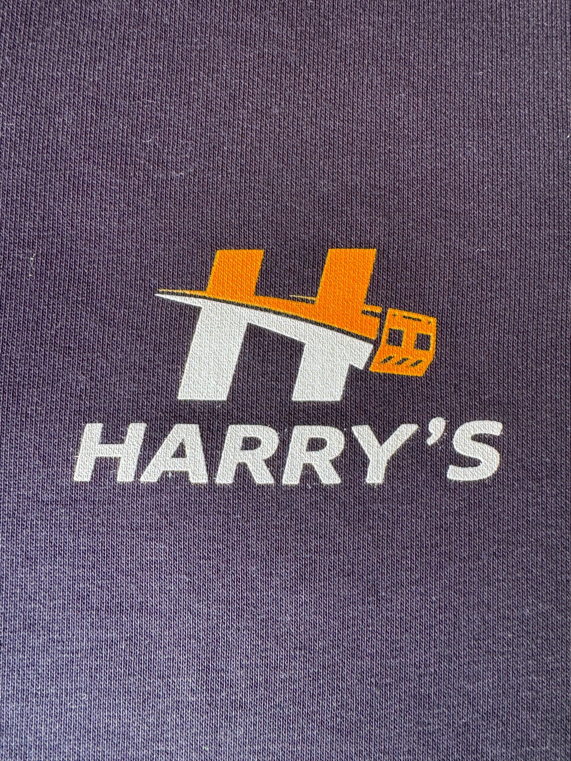 Harry's Embroided Logo T- Shirt/ Navy HEAVY