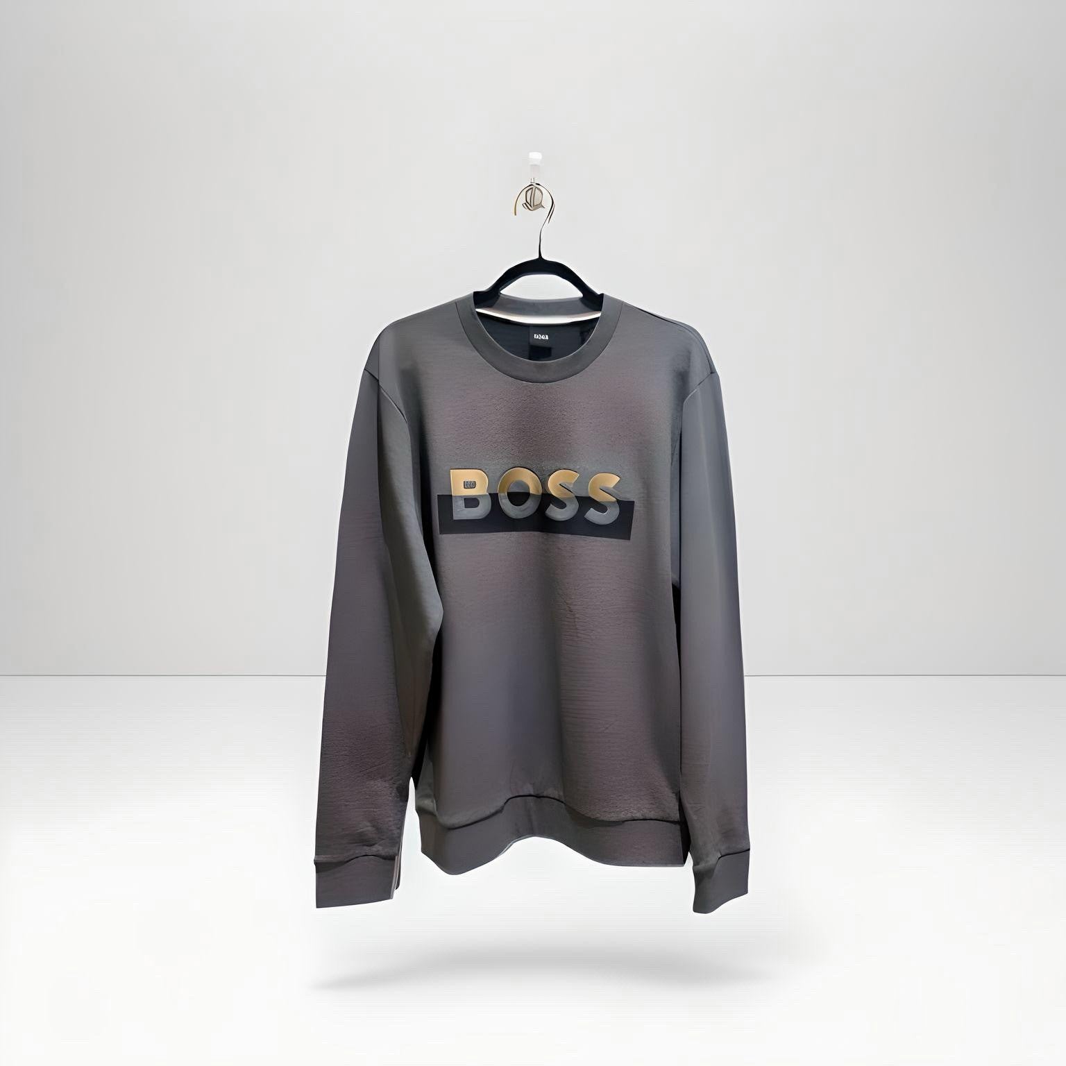Hugo Boss Sweater Grey/ Gold/ Black  L