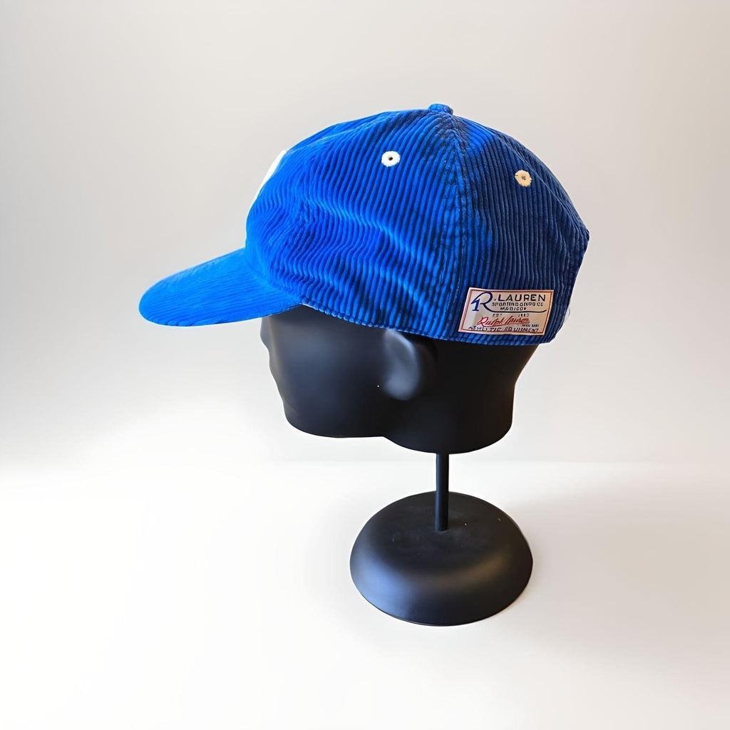 Polo Ralph Lauren Corduroy Royal Blue Basketball Hat