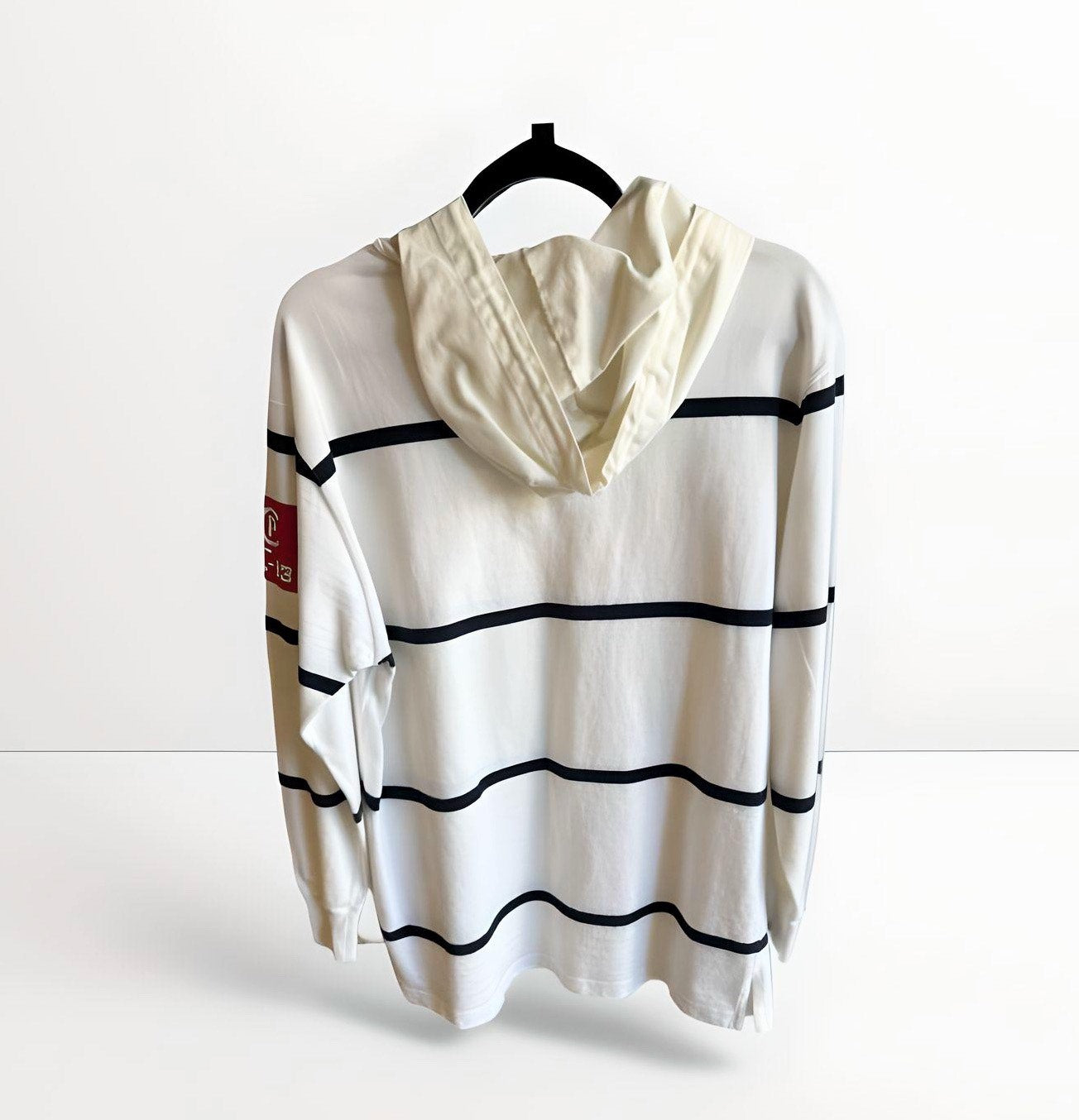 Ralph Polo CP 93 White/Navy Stripe Hoodie Front