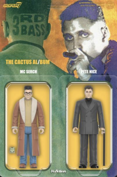 3rd Bass - MC Serch & Pete Nice (The Cactus Album) ReAction 3.75" Action Figure 2-Pack