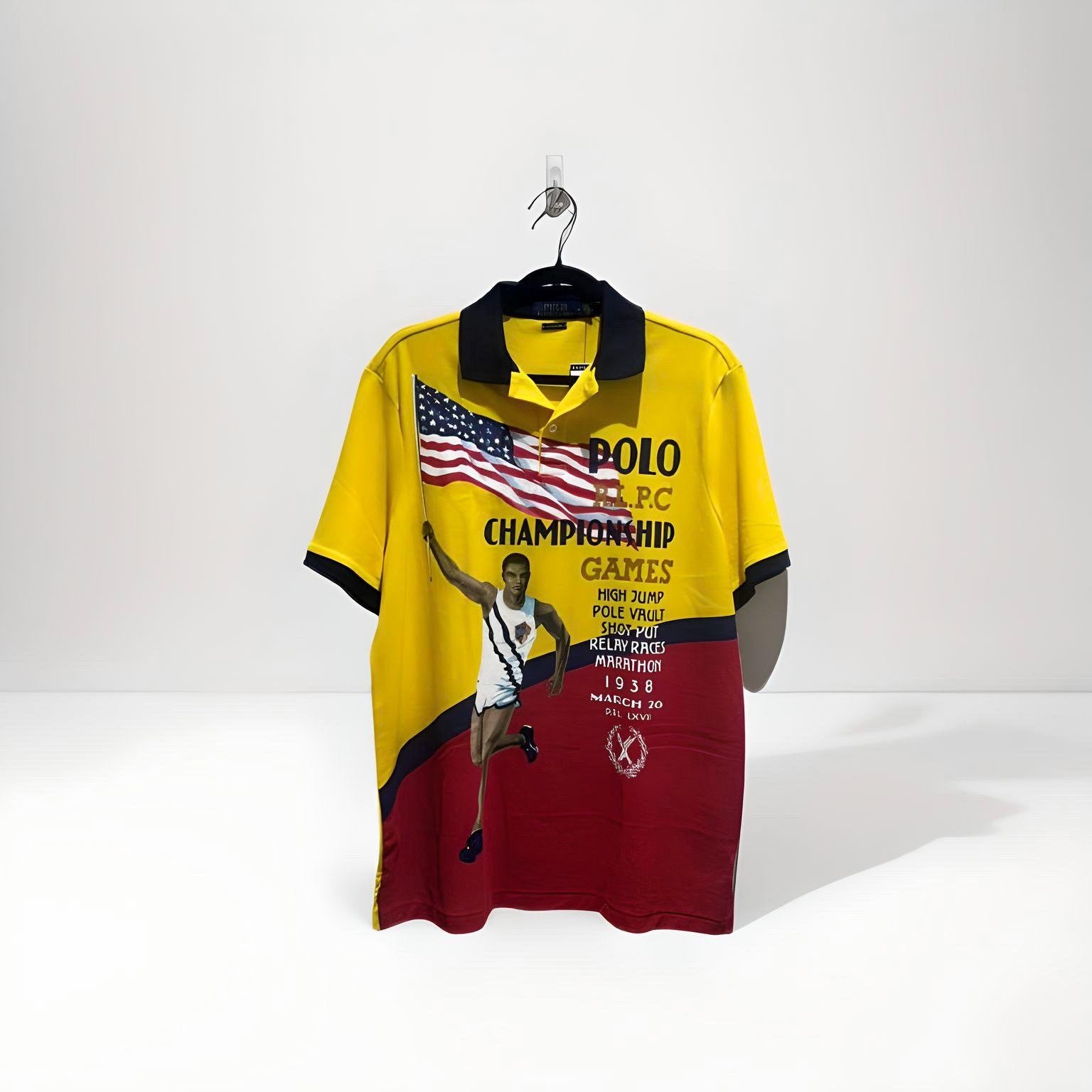 Polo Ralph Lauren RLPC Championship Olympic yellow Polo T-Shirt