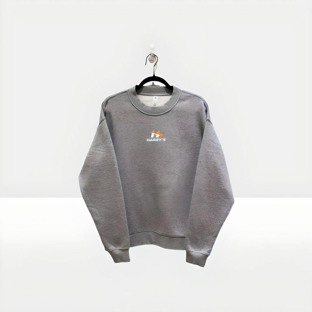 Harry's Small Logo Crewneck Sweater/ Grey