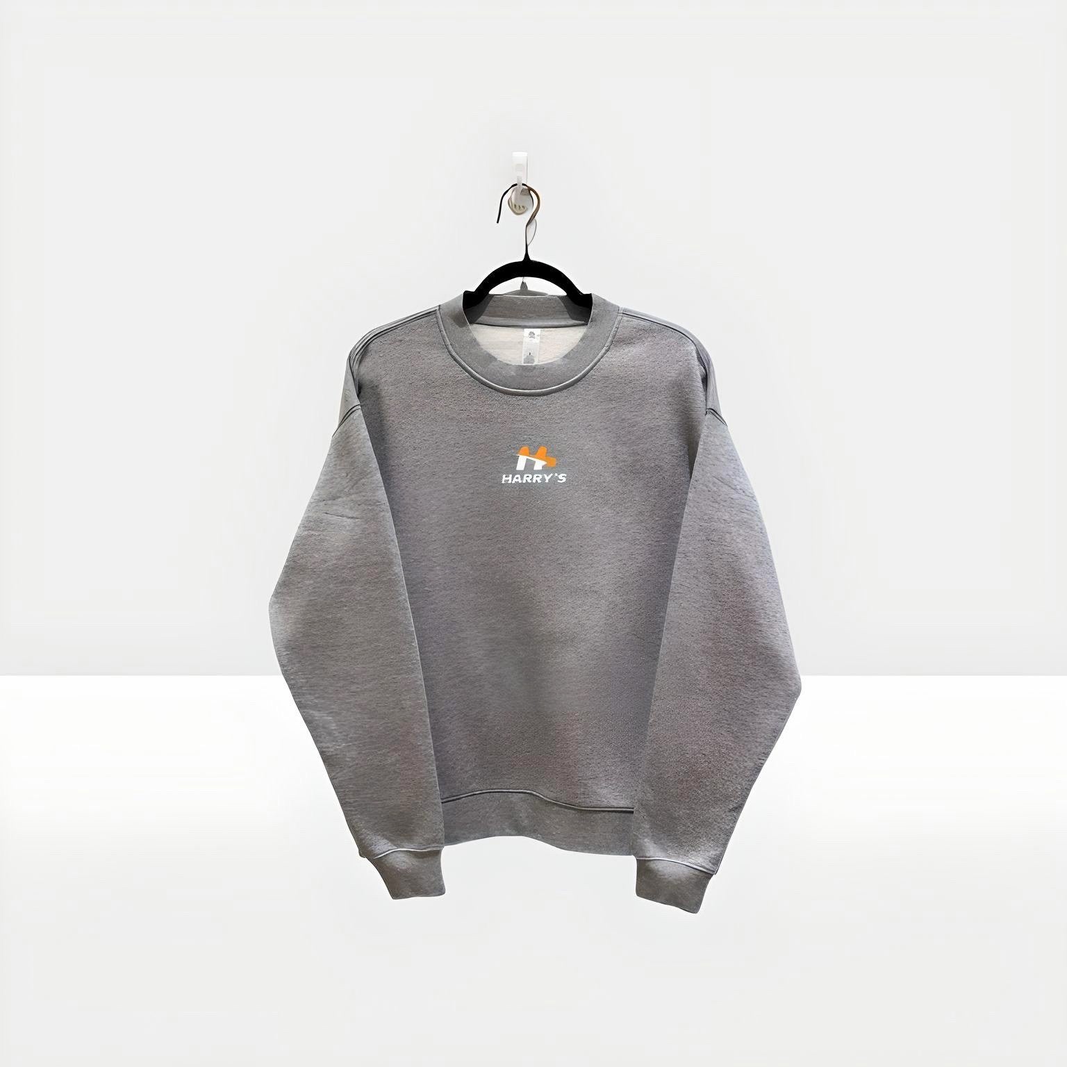 Harry's Small Logo Crewneck Sweater/ Grey