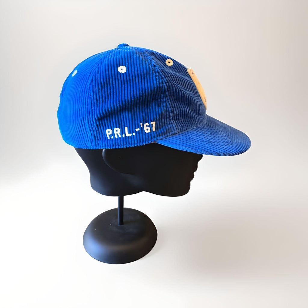 Polo Ralph Lauren Corduroy Royal Blue Basketball Hat