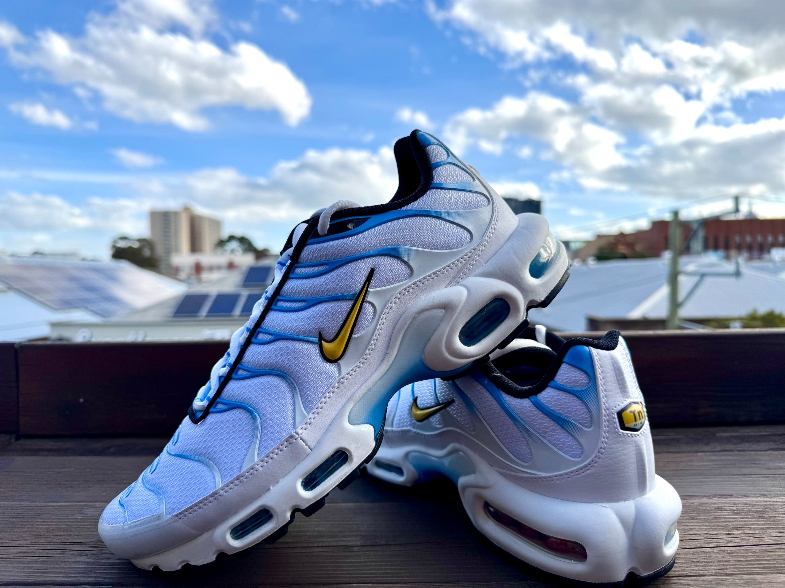 Nike Air Max TN Plus 'White University Blue' Size 10