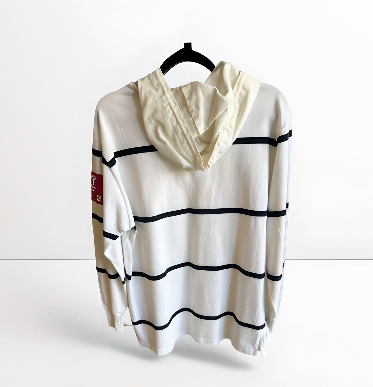 Ralph Polo CP 93 White/Navy Stripe Hoodie Front