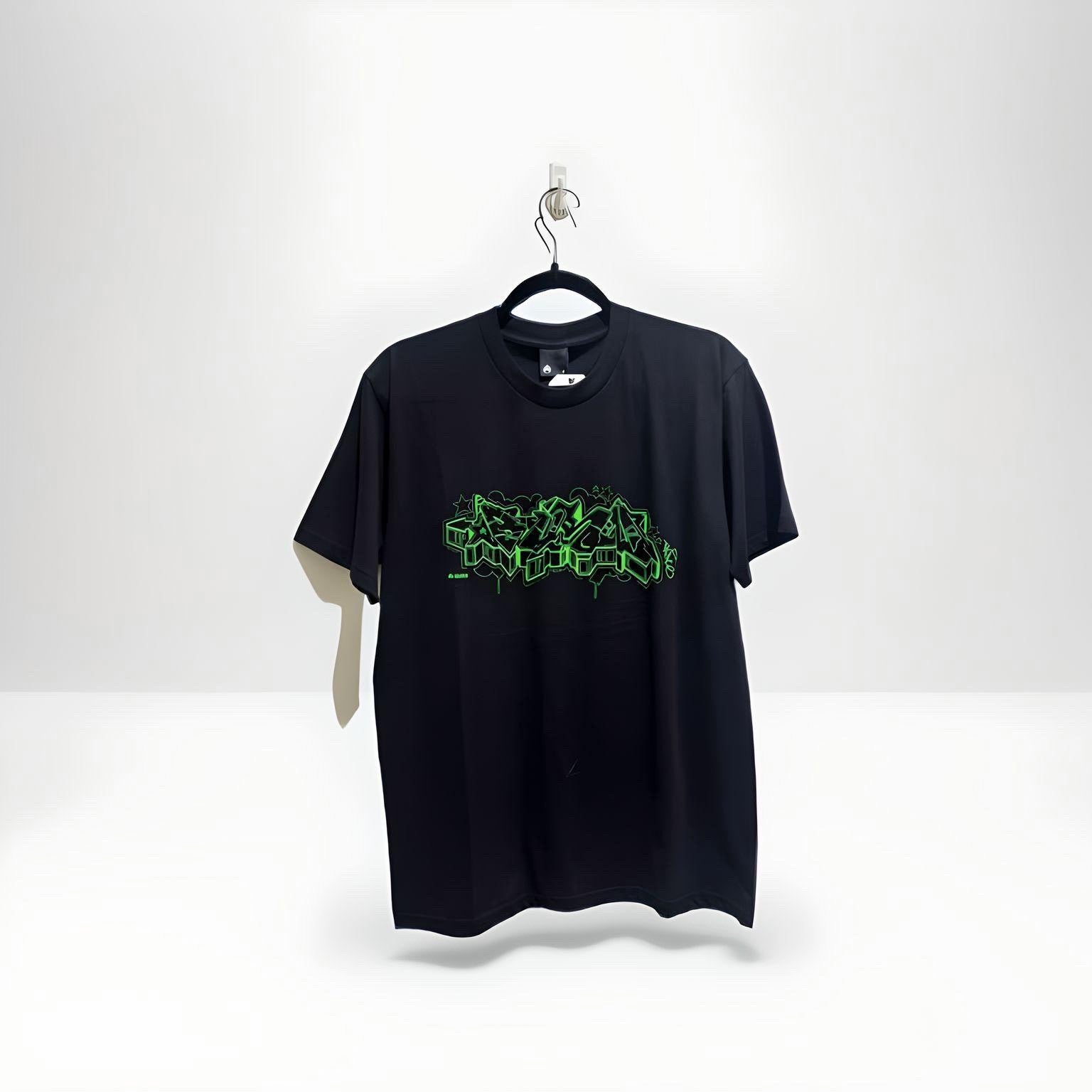 BURN 'Taske' Sketch T-Shirt Black/ Green