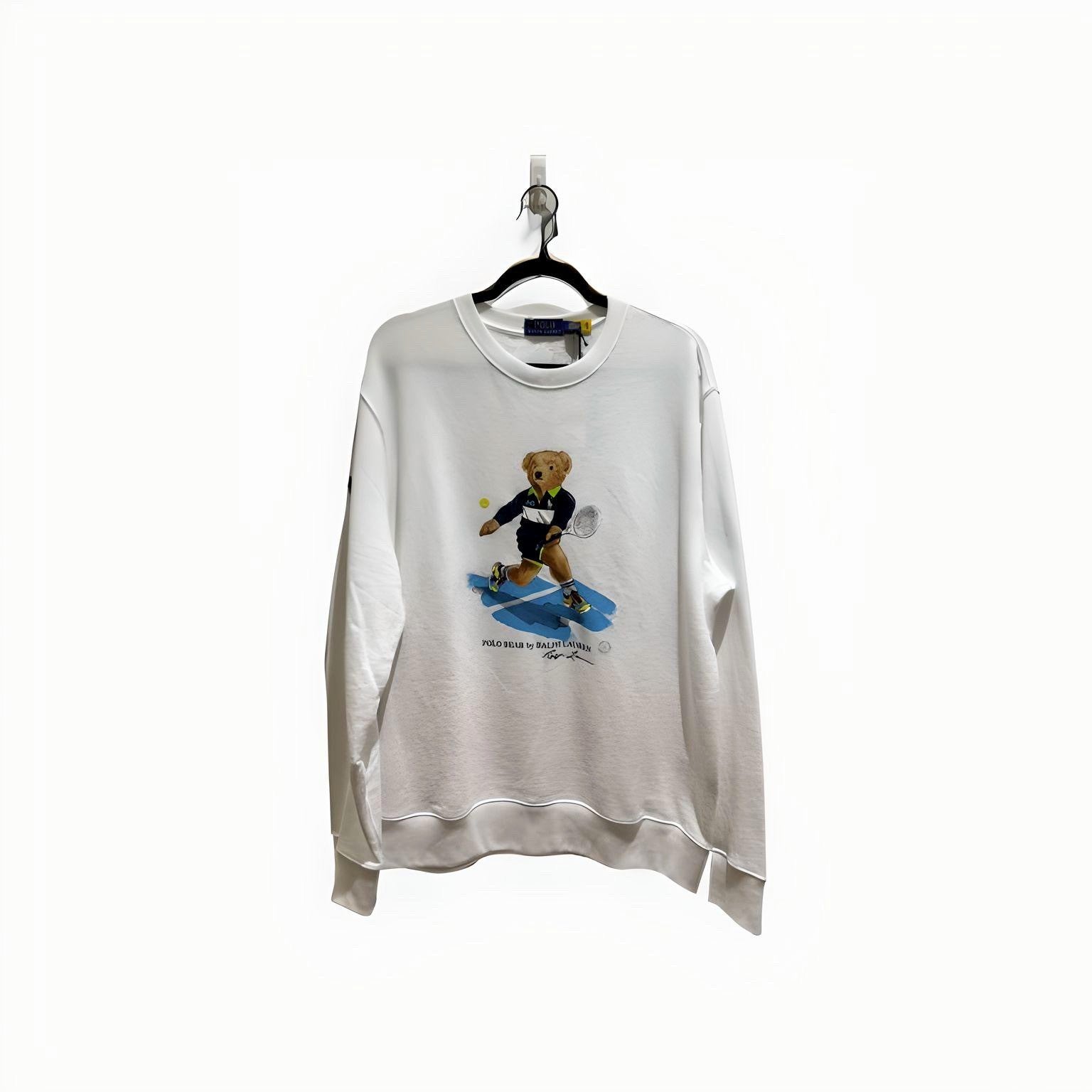 Polo Ralph Lauren 2026 Australian Open Bear Crew Neck White LARGE