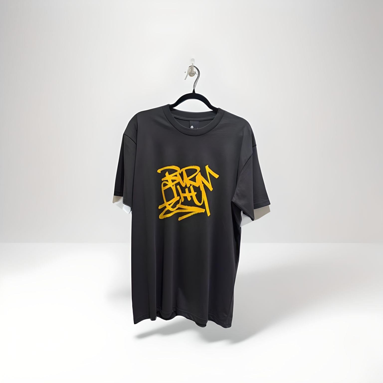 Burn City Tag Coal T-Shirt