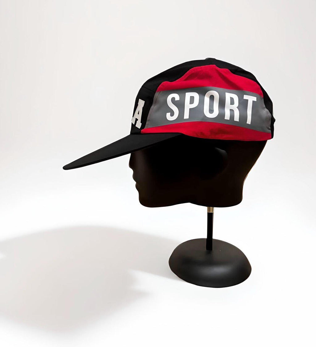 Ralph Polo USA Sport Black Red Long Bill