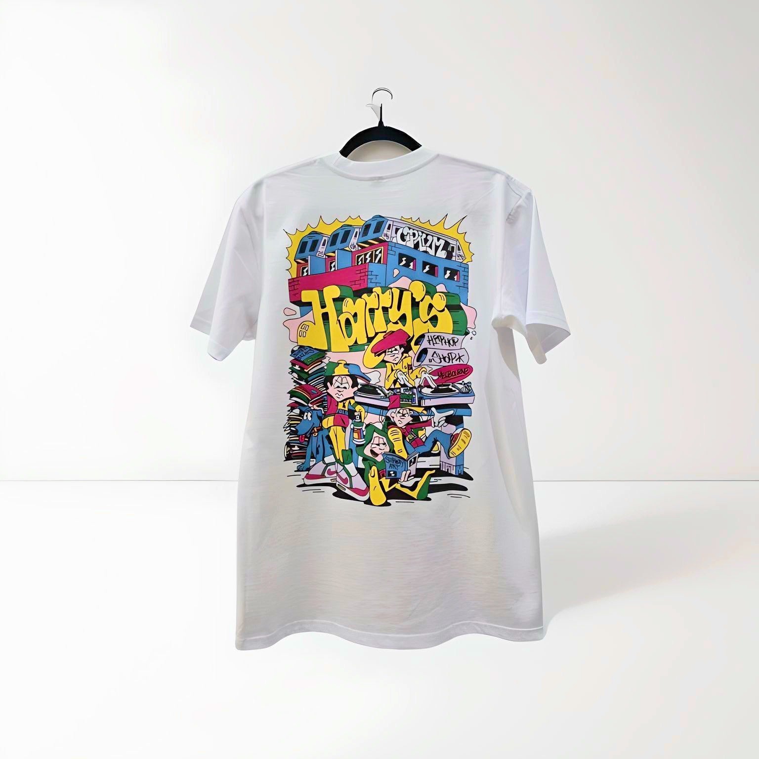 OPIUM X HARRY'S Collab T-Shirt - WHITE/COLOUR