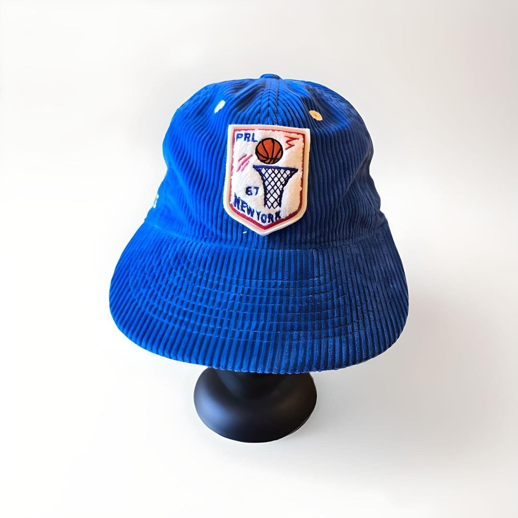 Polo Ralph Lauren Corduroy Royal Blue Basketball Hat
