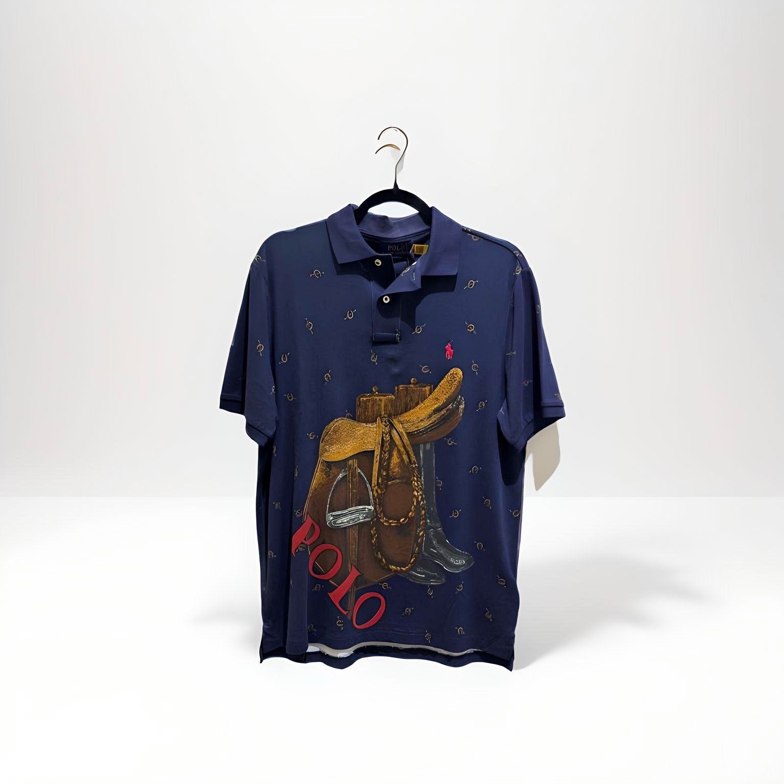 Polo Ralph Lauren Saddle T-Shirt Navy MEDIUM