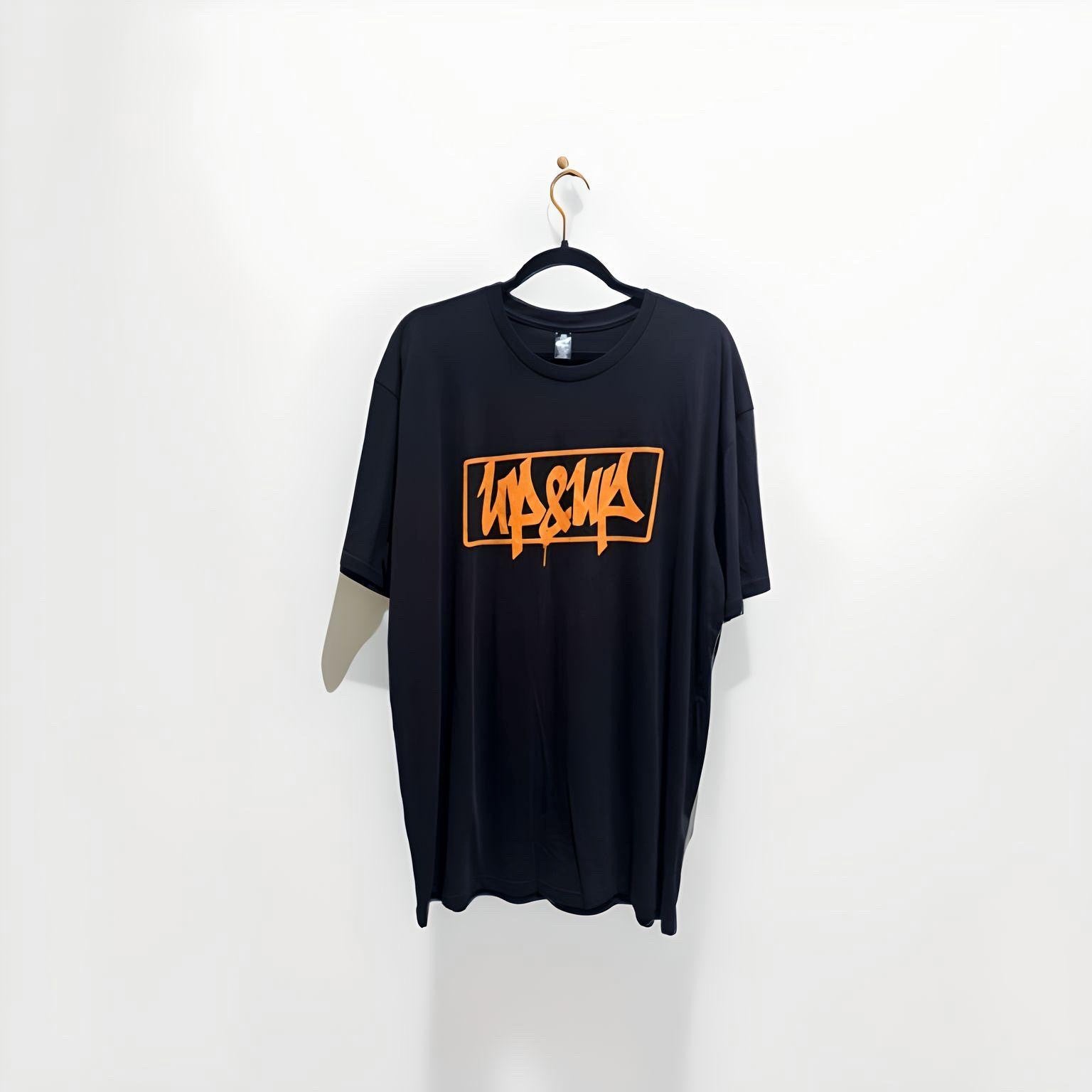 Up & Up Classic T-Shirt Black/ Orange