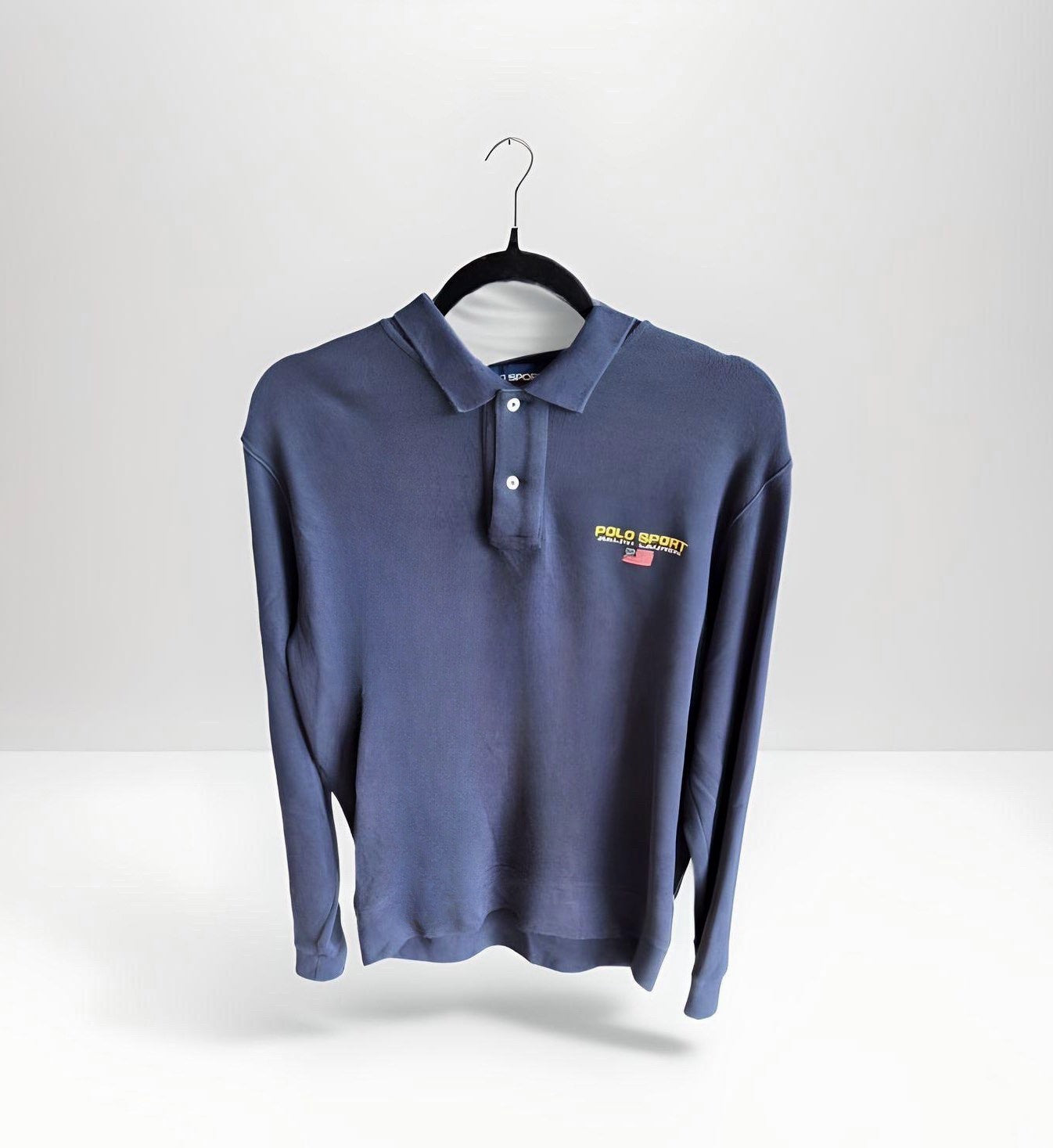 Ralph Polo Navy Long Sleeve